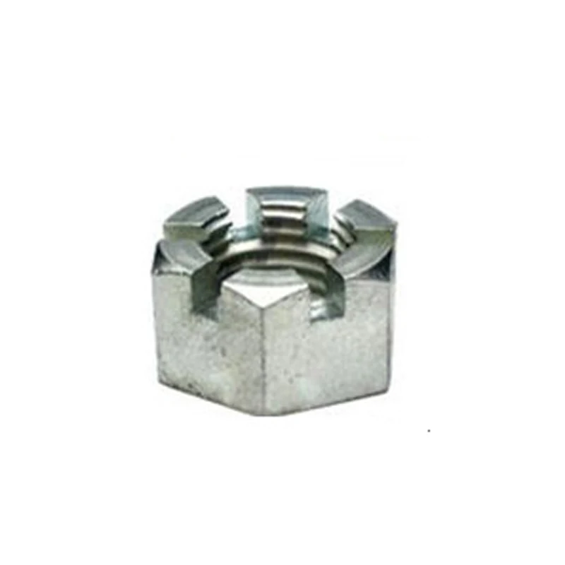 Fastener Hexagon Nuts Metal Carbon Hex Metric Heavy Castle Slotted Nut