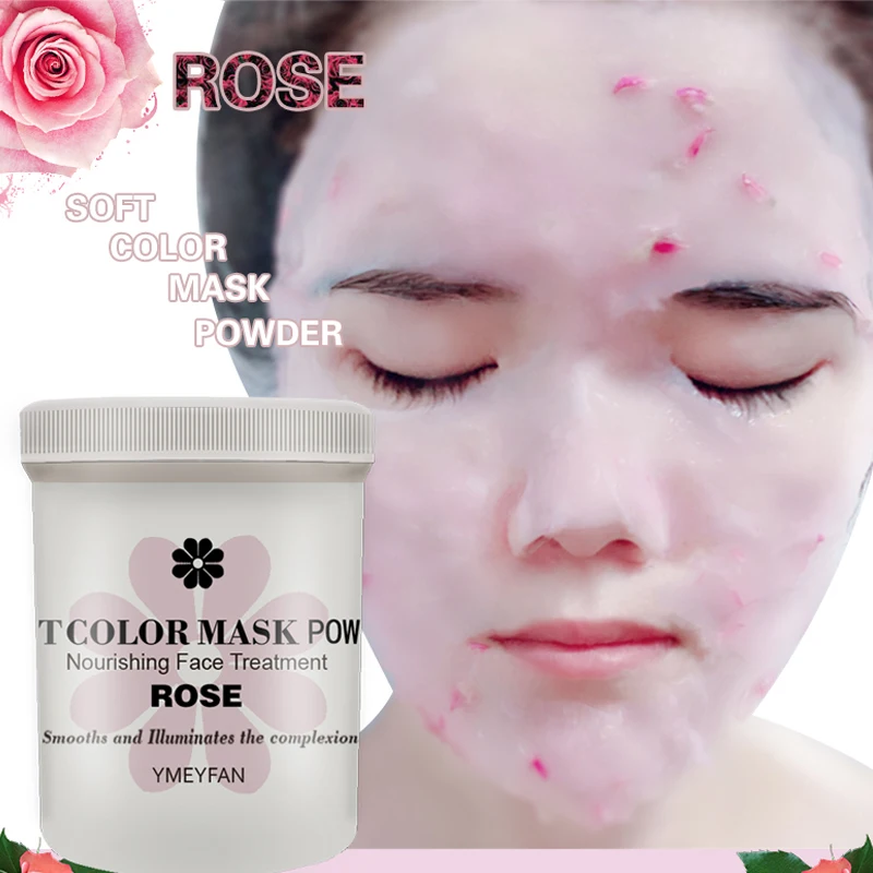 

DIY SPA Gold Rose Modeling Soft Peel Off Rubber Whitening Moisturizing Crystal Facial Mask Hydro Jelly Mask Natural Mask Powder