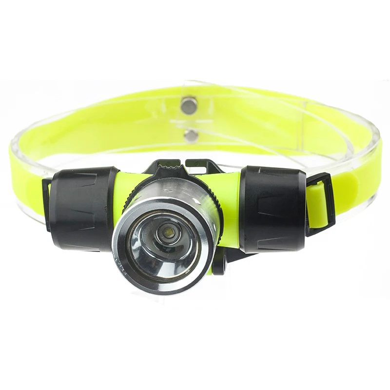 Aluminum alloy headlights high power 800 lumen t6 led headlamp diving head lamp