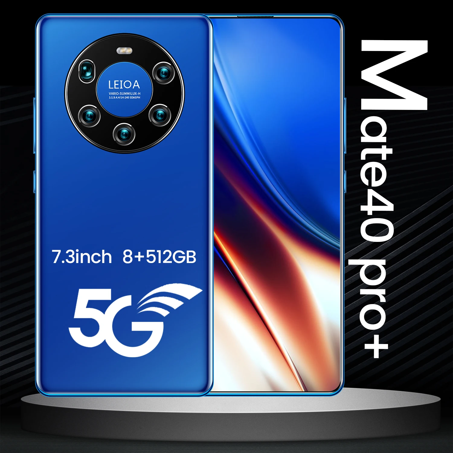 

Hot Sell mobile phones Realme 16GB+512GB 64MP Cameras Fullscreen Smart phone