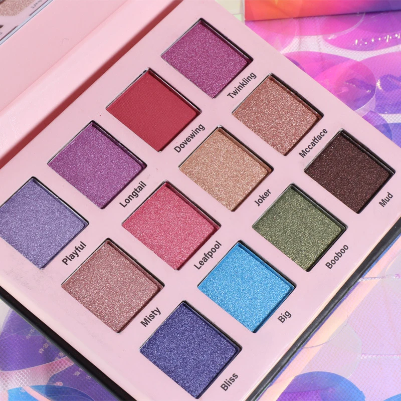 

Factory Wholesale Hot Selling Waterproof Custom Palette Eye Shadow Colorful Eye Shadow