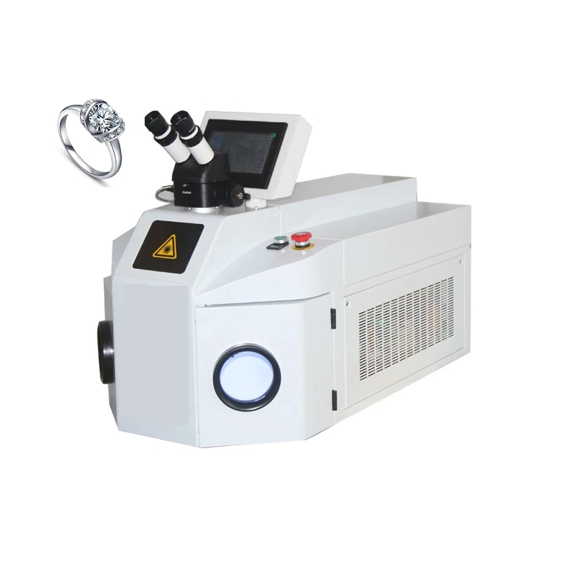 

stainless steel gold jewelry desktop portable small mini yag 200w ccd jewelry laser welding machine