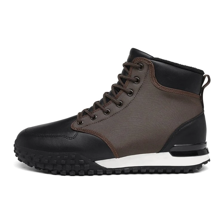 

Factory Price Brand New Casual Style Winter Ankle Leather Boots For Men Hiking Shoes