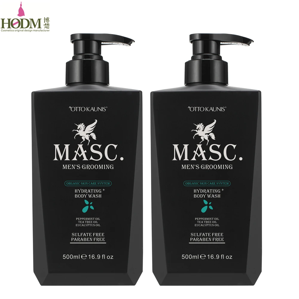 
Private Label OEM ODM Natural Body Tea Tree Oil and Peppermint Oil Sulfate Free Men Body Wash 