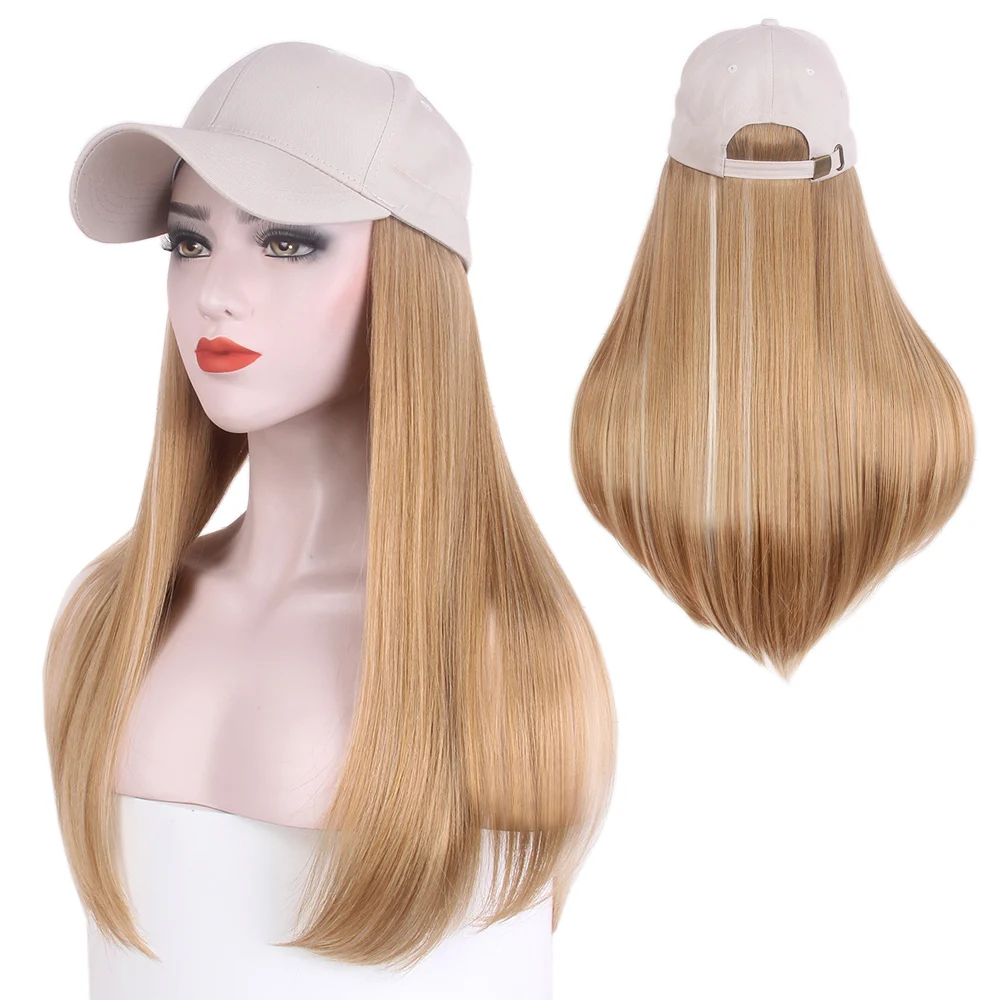 

STfantasy Hat wig with Synthetic Hair Extension Baseball Hat Wig