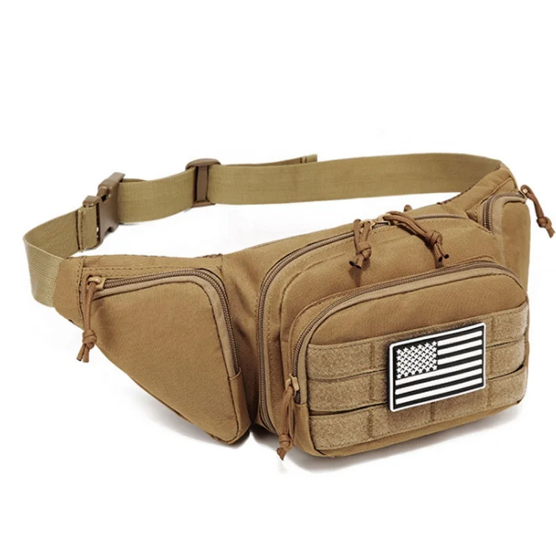 

High Quality Hidden Carrying Pistol Bag Nylon Tactical Shooting Combat Waist Bag, 3 colors in stock