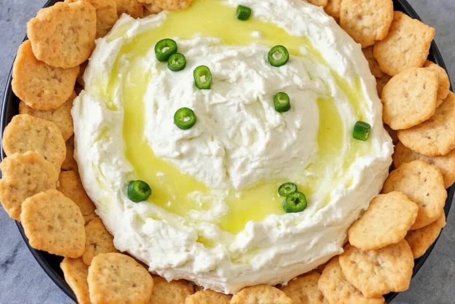 Creamy Jalapeño Pepper Dip with Cream Cheese Recipe