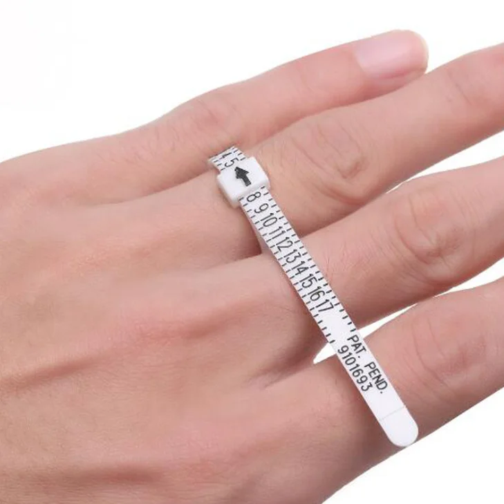 

UK Plastic ring measurement size tool adjuster for finger