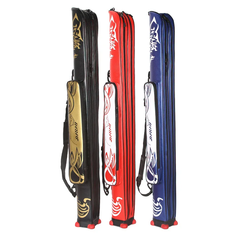 

123*34*24 cm 20 L Large Capacity PU Water repellent Stand up Fishing Rod Bag