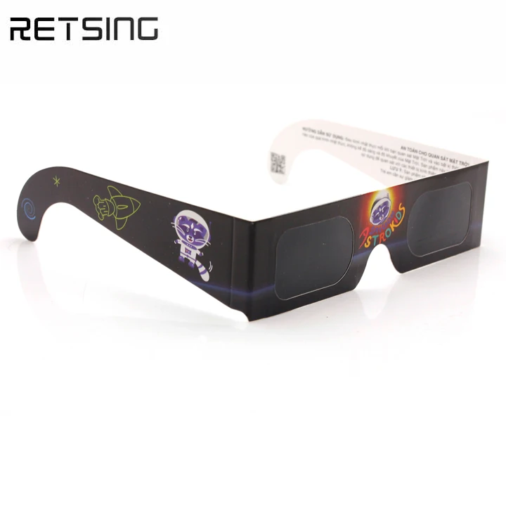 
Custom Paper Solar Eclipse Glasses Wholesale with CE approval 