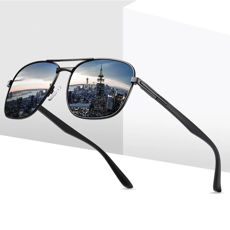 

Double Bridge Driving Lens Polarized Sunglasses Night Vision