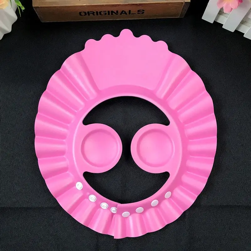 

Eco-Friendly EVA Baby Bath waterproof Shampoo Cap Children Shower Hat Kids Bathing Cap
