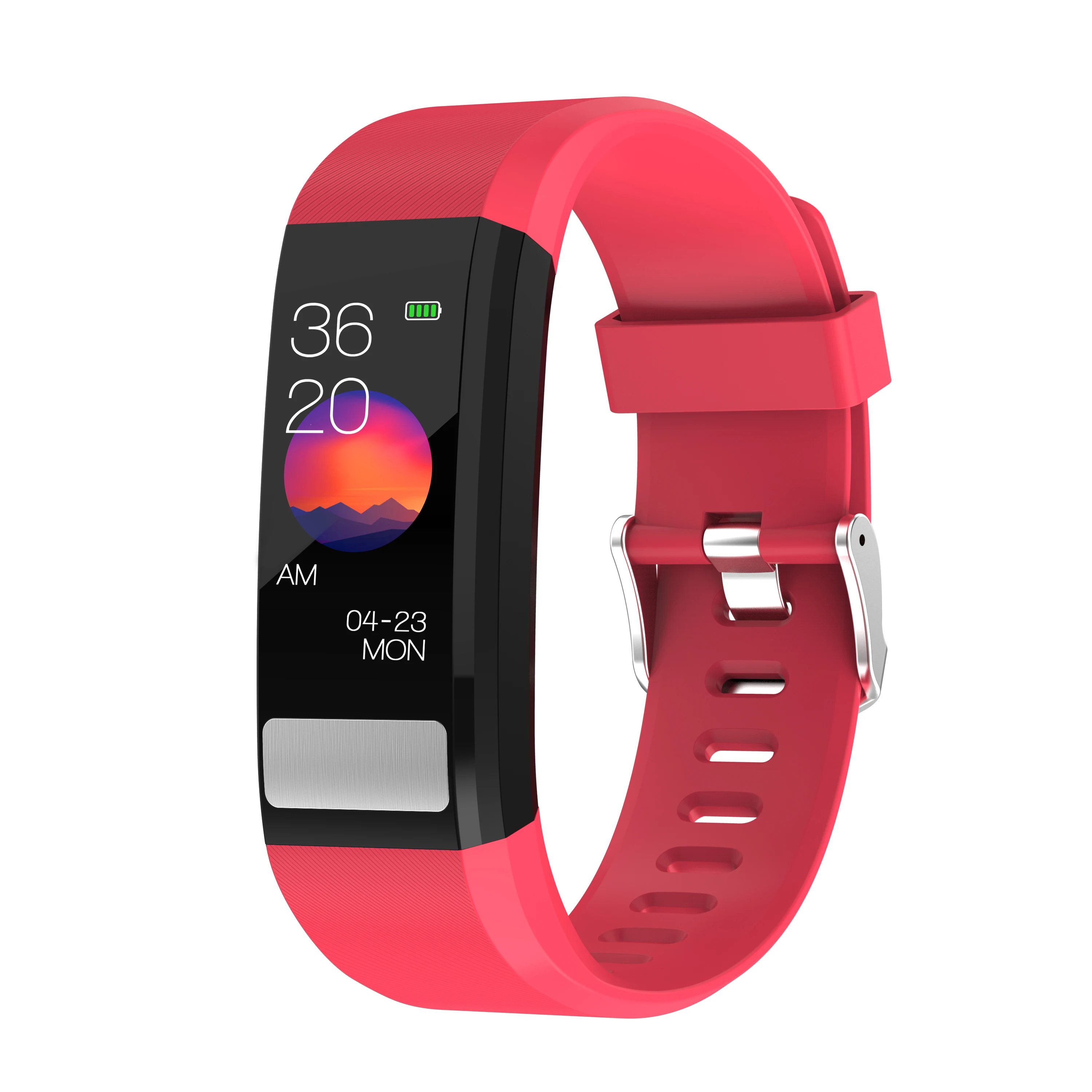 Hotsale PPG ECG Blood Pressure Heart Rate Smart Band Fitness Tracker Bracelet IP67 Waterproof