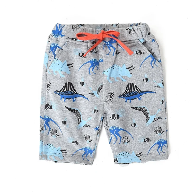 

New Arrival Cartoon Cotton Shorts Boy's Bermuda Shorts, Light gray