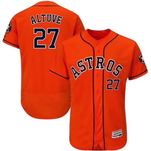 

Wholesale 2020 New Cheap Stitched American Baseball Teams Sports Jerseys Custom Houston 2 Alex Bregman 27 Jose Altuve