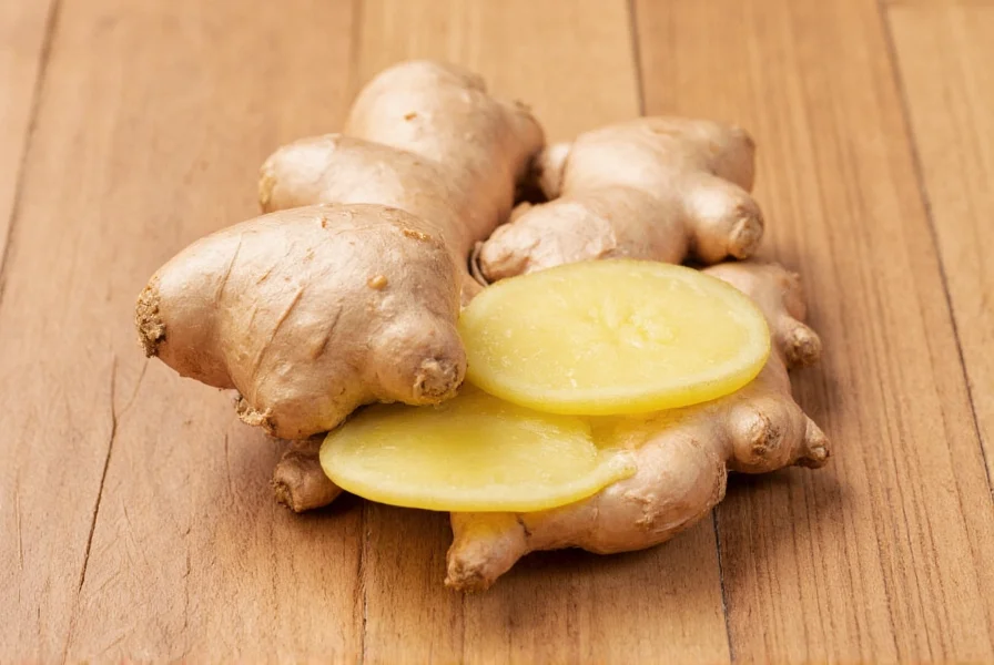 Scientific illustration showing ginger root compounds interacting with kidney cells to reduce inflammation