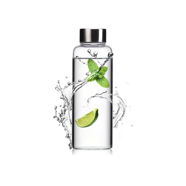 

400ml 500ml 700ml 900ml High Quality Classic Borosilicate Glass Water Bottle