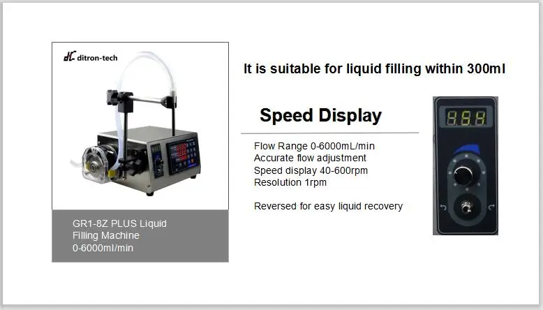 filling biochemistry reagent peristaltic pump