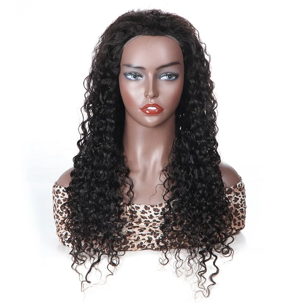 

24inch Human Hair HD Full Lace Front Wigs for Black Woman,150% Density Water Wave Virgin Indian Hair Wigs Free Part for Male