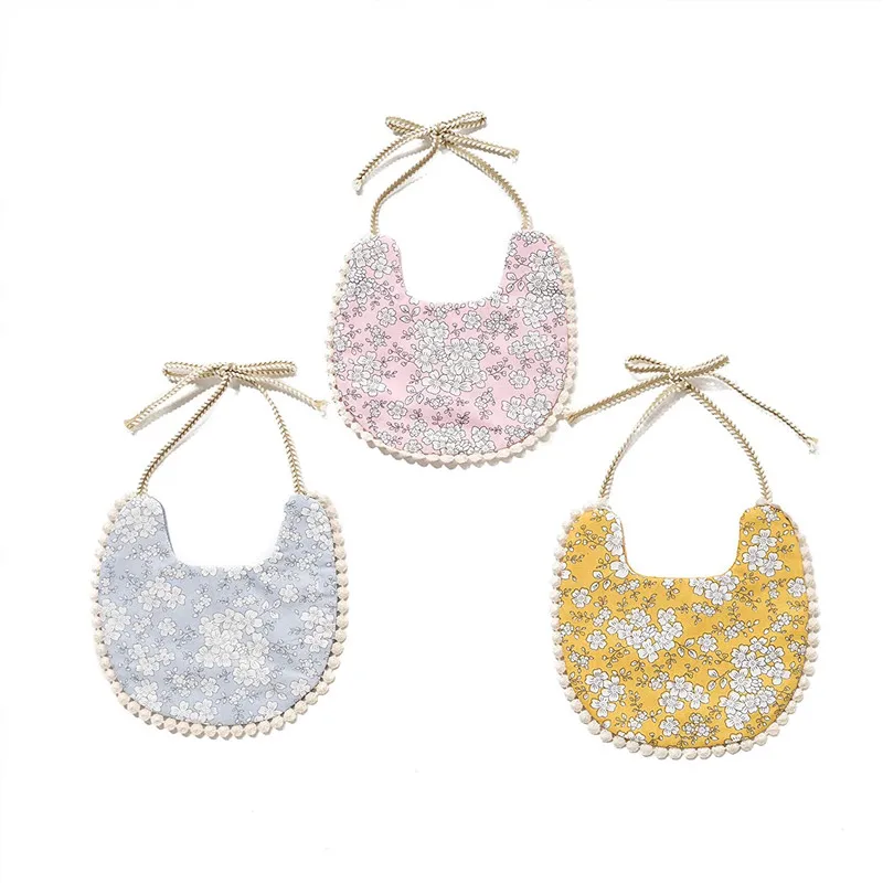

Wholesale organic cute bibs for baby girl waterproof bibs baby