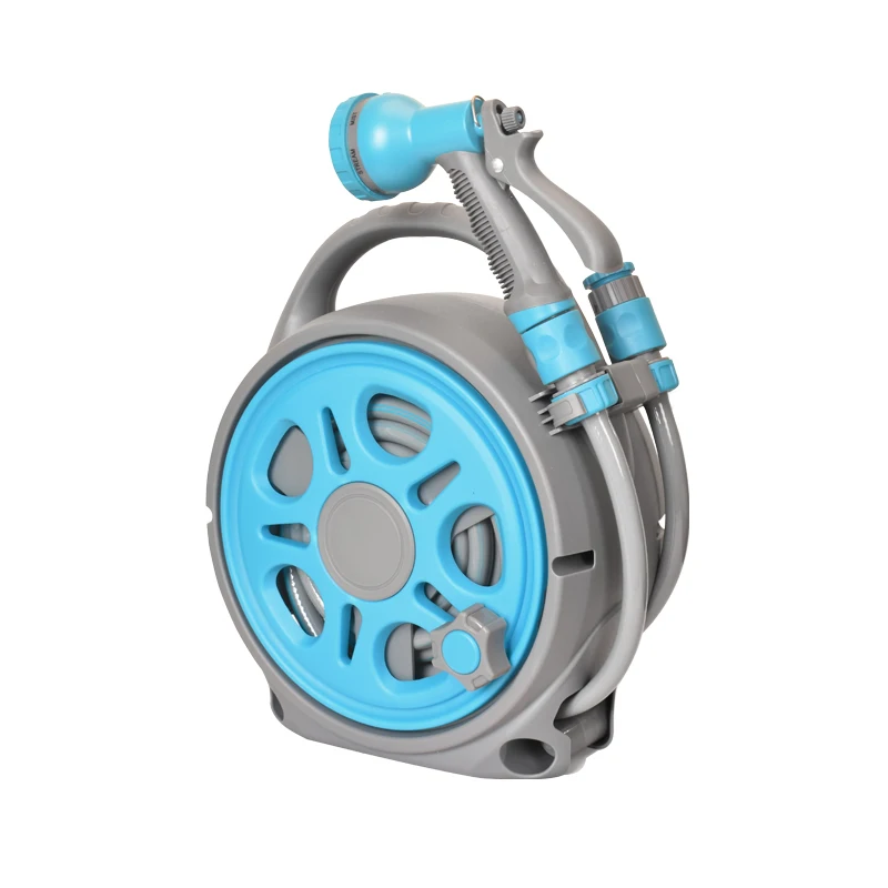 10M Flexible Retractable Automatic Portable Garden Water Hose Reel