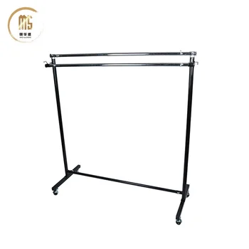 Clothing Stand Double Pole Balcony Clothes Drying Rack Portable Double Pole Balcony Clothes Drying Rack