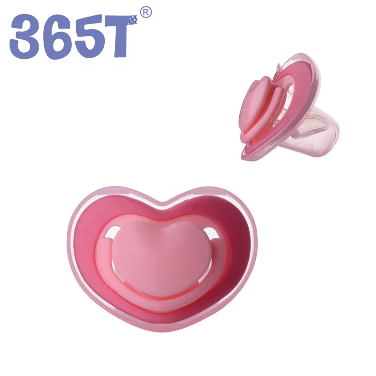 

365T custom food grade cute silicone soother pacifier nipple for infant