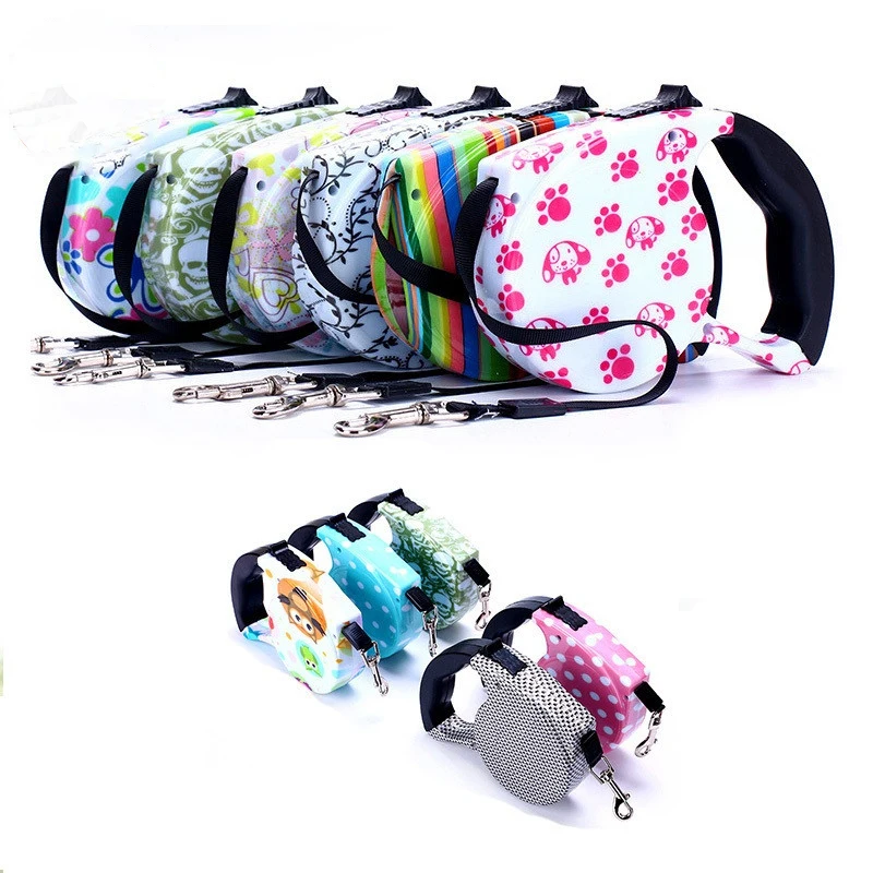 

2021 Dog Harness ABS Automatic Retractable Belt Line Puppy Collar Leash Patrol Rope Walk Cat Traction Supplies Pet Products, Customized color
