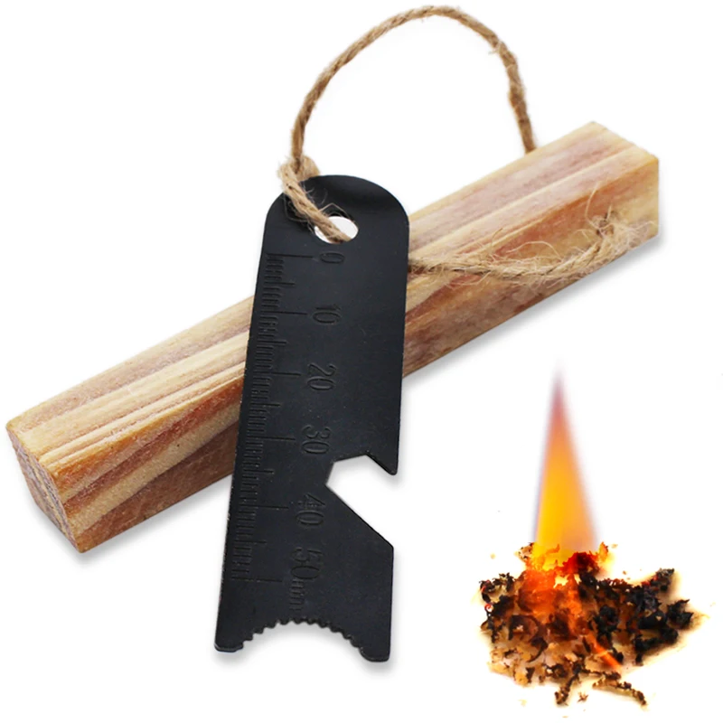 

Camping Wildwood Stoves Kindling Fatwood Fire Starter Stick with Striker