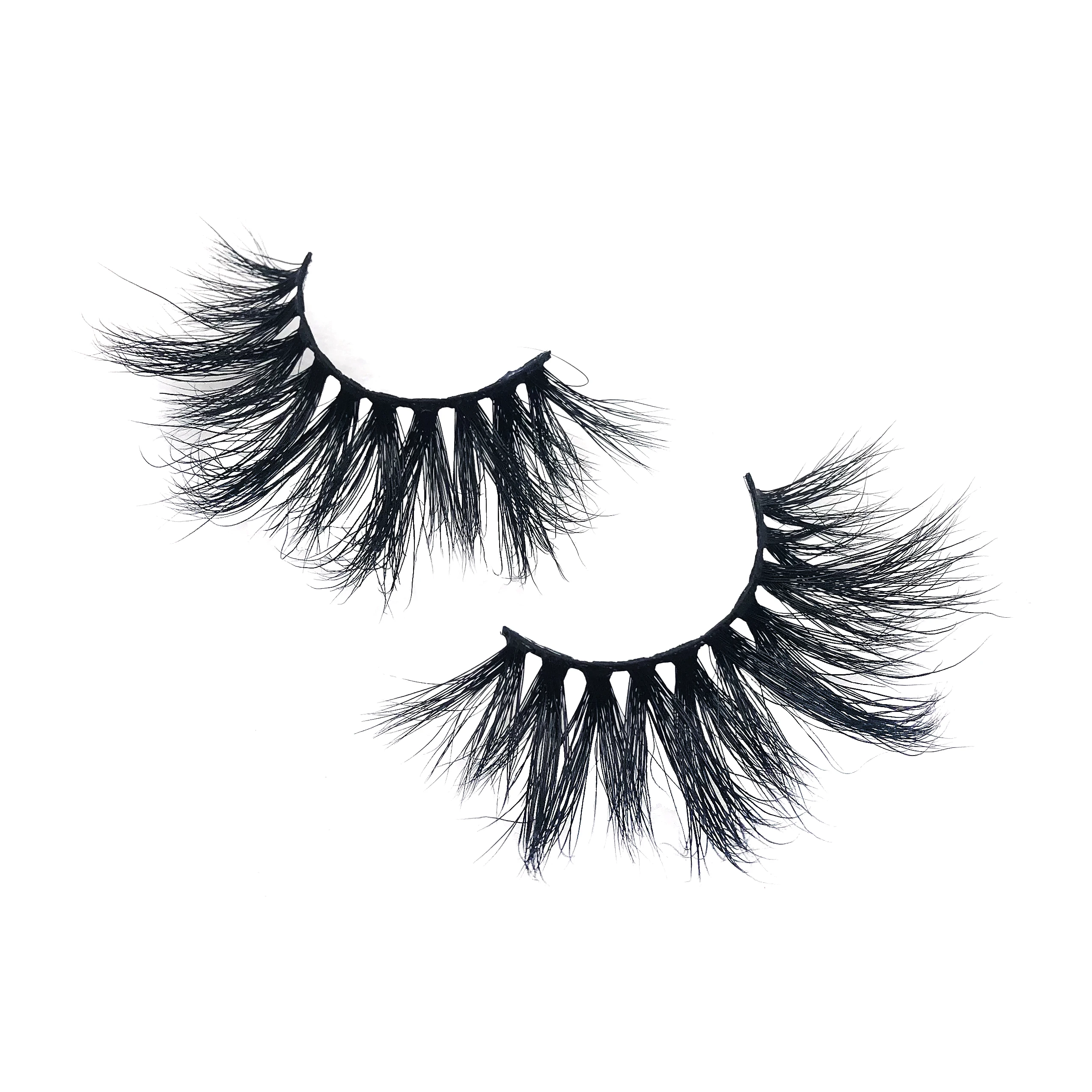 

Natural style soft band 3D mink lashes with cheap box, Natural black