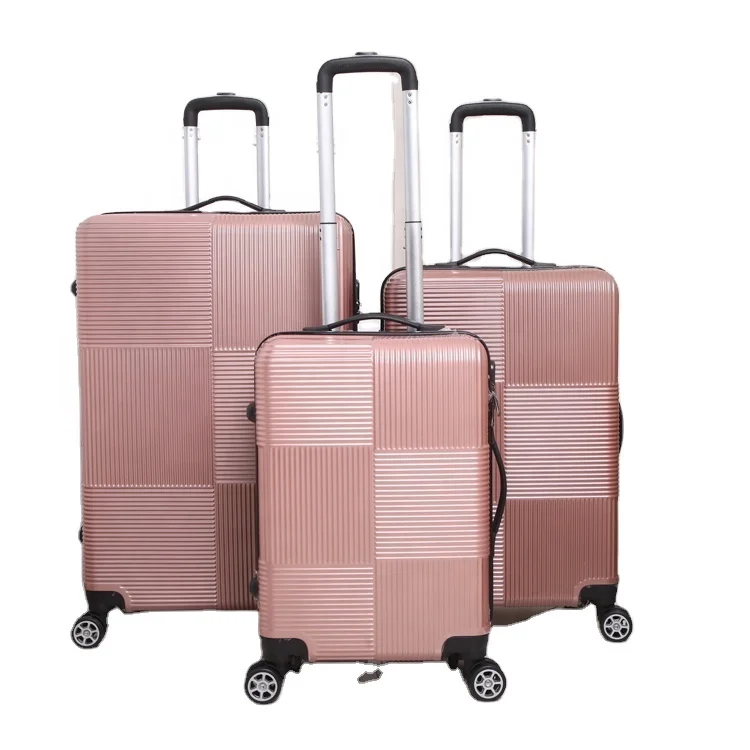 

Dongguan factory 3 pcs abs luggagesets bag trolley luggage business carry on travelling bags luggage, Customized