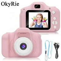 

OkyRie New Kids Instant Camera Cheap Cartoon Kids Toy Photo Video X2 Waterproof Mini Digital Camera For Children