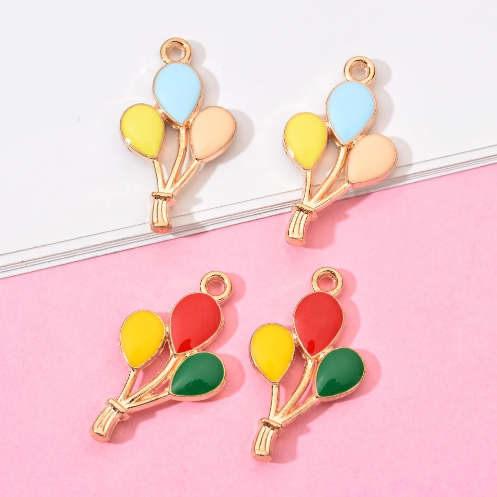 

DIY Jewelry Accessories Air Balloon Enamel Charm Pendants for Earring jewelry Making, Picture