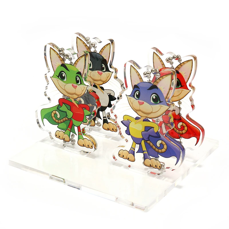 custom funny cartoon anime personal logo clear uv printing