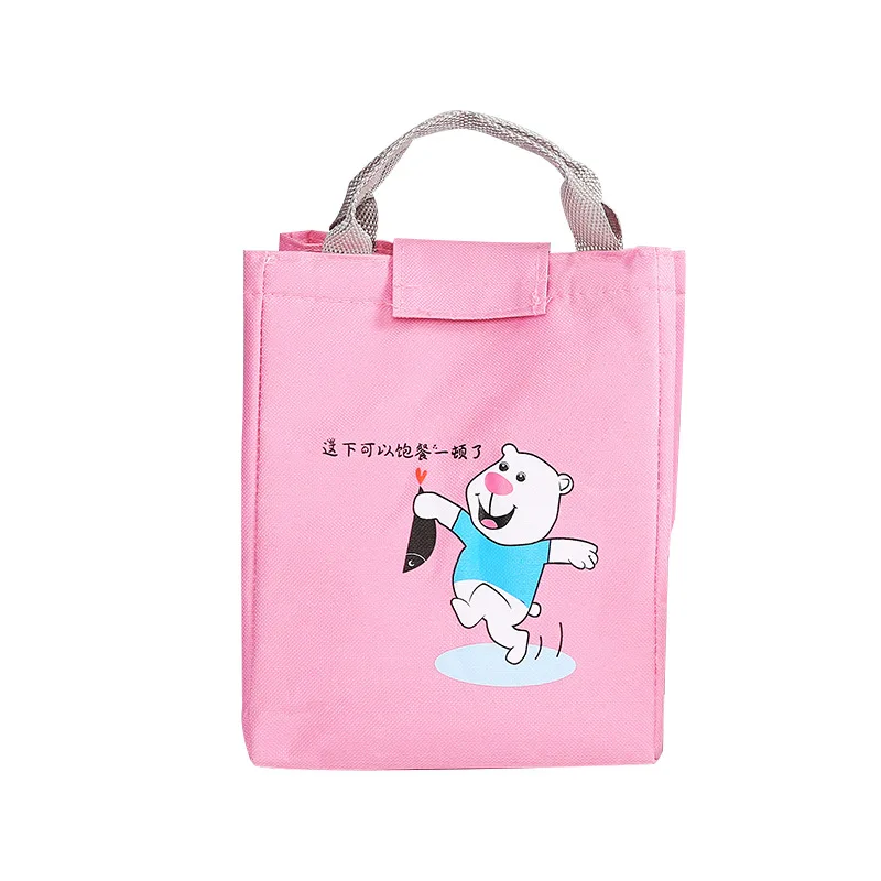 

Insulation Thickening Lunch Box Bag Handbag Aluminum Foil Lunch Bag Large Lunch Bag, Yellow, blue, beige, pink