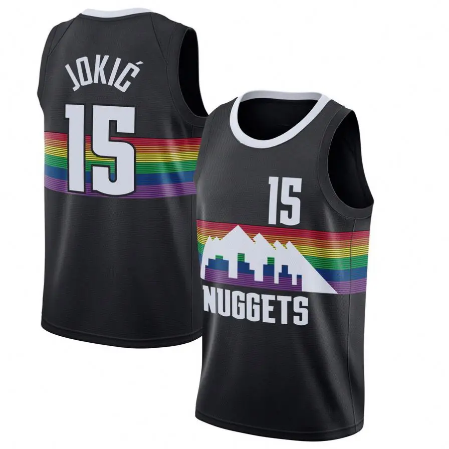 

E Bay Hot Sale Nikola Jokic #15 Best Quality Stitched Basketball Jersey