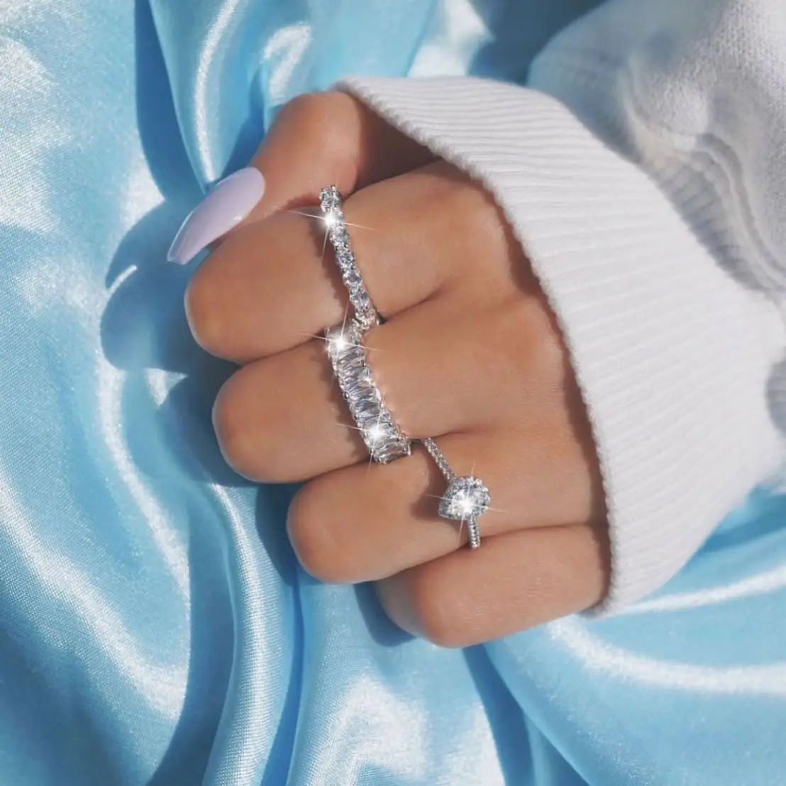 

New Product Jade Ring Holder Jewelry Ring Boxes Jewellery Jewelry, Silver