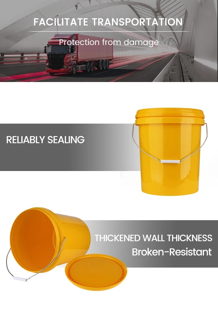Wholesale Paint Latex Bucket 20l Chemical Drum Sealed Food Grade Plastic Packaging Drum With