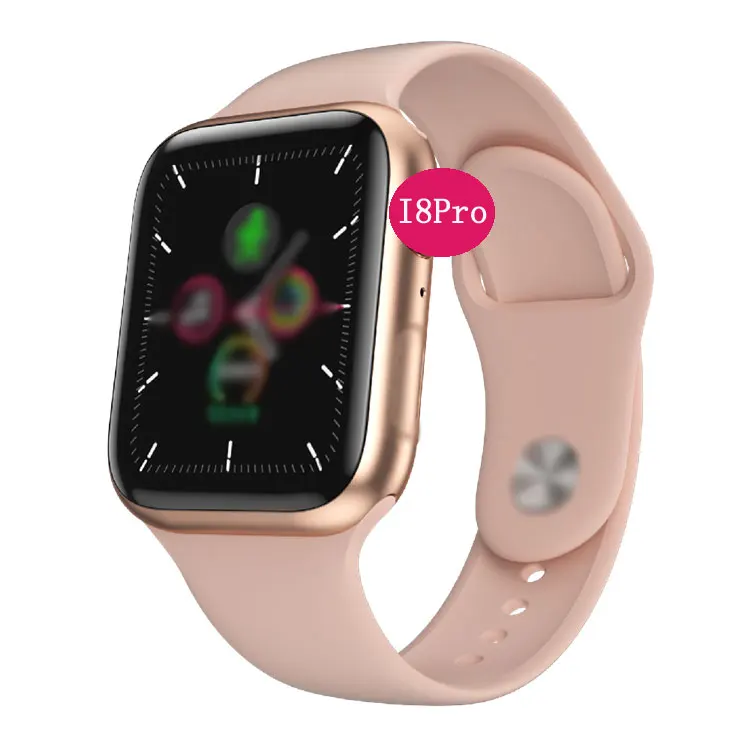 

Hot 2021 I8 pro smartwatch Heart Rate Monitor Smart Bracelet ECG Wireless Charging BT Music GPS iwo 15 smart watch i8 pro