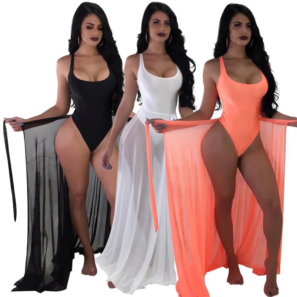 

Biquini 2021 Summer Beach Casual Swim Wear Sexy Woman One Piece Swimming Bikini Backless Bathing Suits For Women