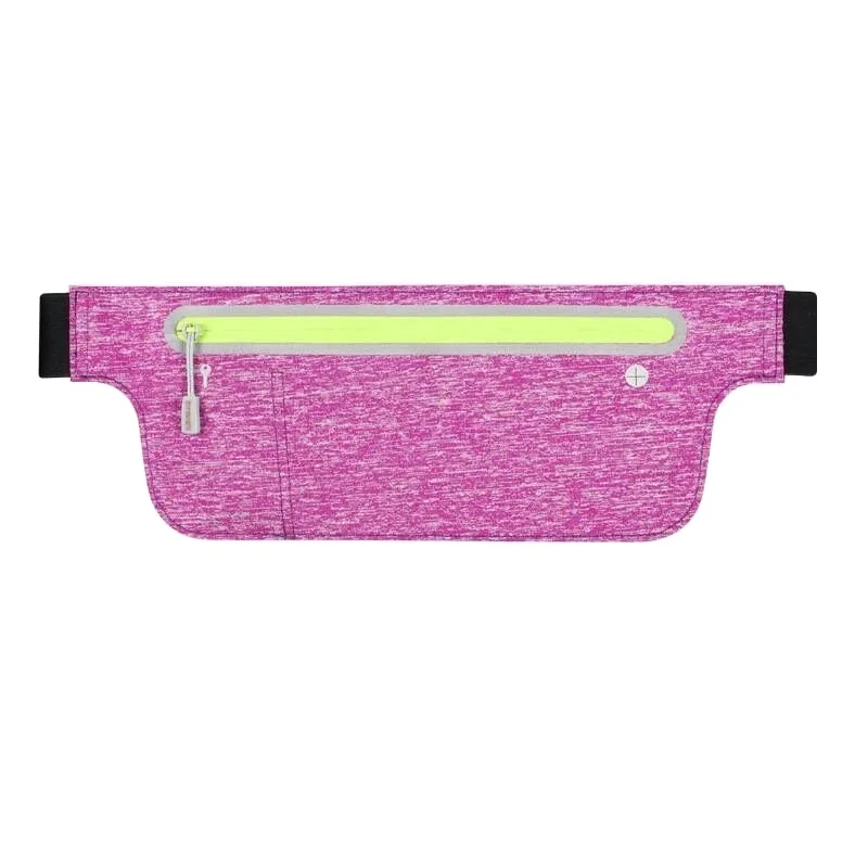 

Hot sale Waist Running sport outside Bag Fitness Sport Mobile Phone Belt Jogging Multicolor elastic running belt bag, Multi color