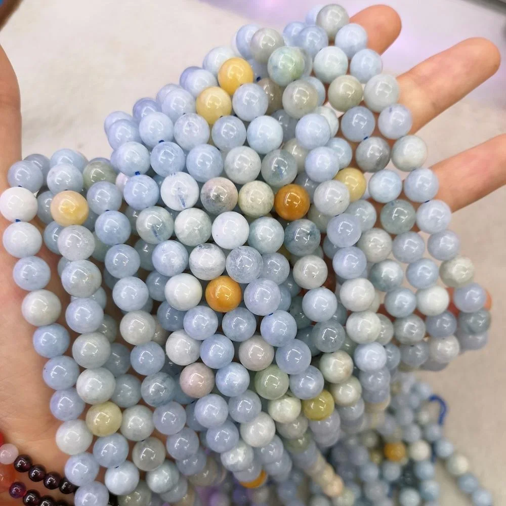 

Wholesale Multicolor Aquamarine Stone for Jewelry Making Natural Multicolor Aquamarine Stone Loose Beads