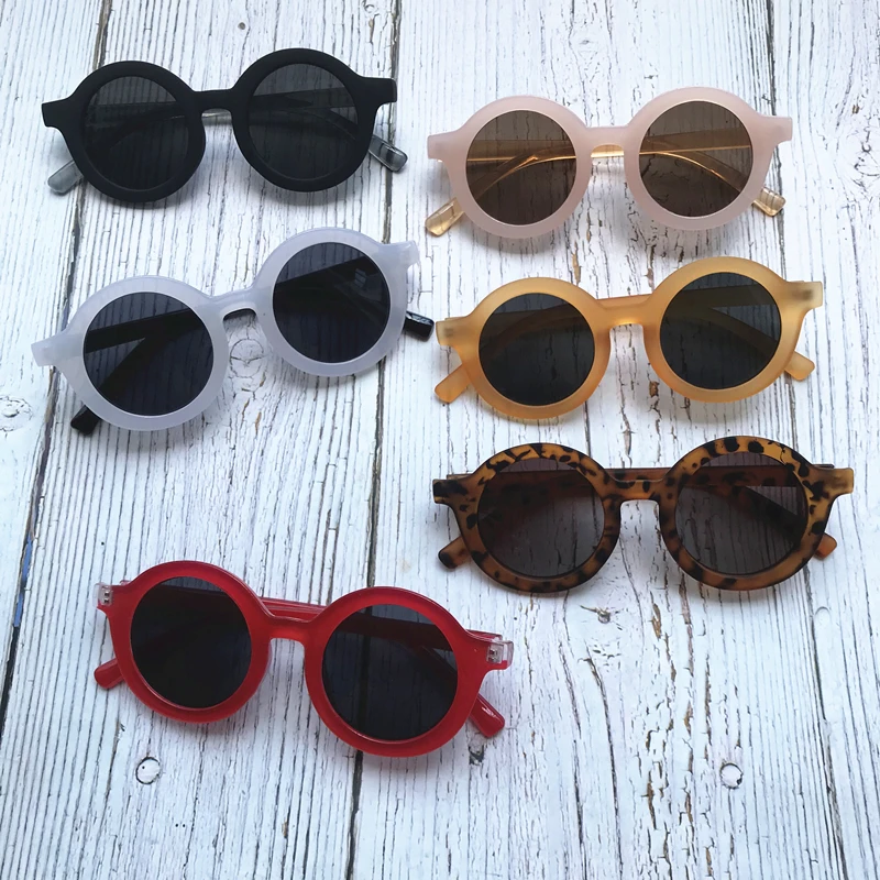 

RTS Round Frame Child Sunglasses Kids Children Sunglasses for Baby
