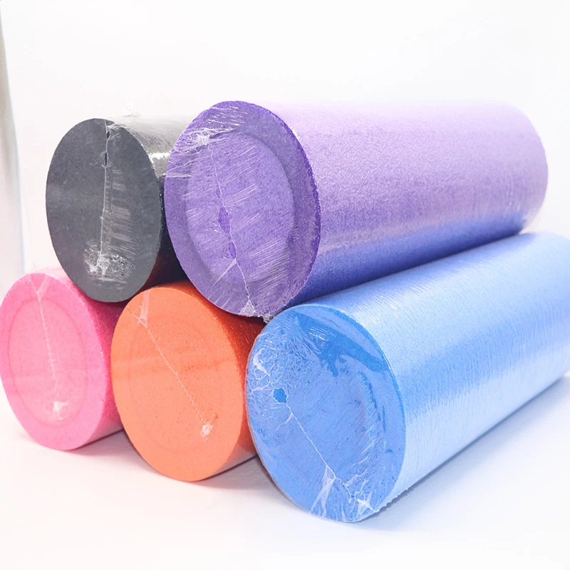 

Exercise Logo Custom Muscle Sport Soft Yoga Back Massage EPE Foam Roller, Pink, blue, purple, black, orange