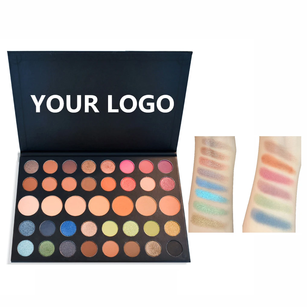 

Cosmetics Neon 39 Color Eyeshadow Palette Eye Makeup Low MOQ Custom No Logo
