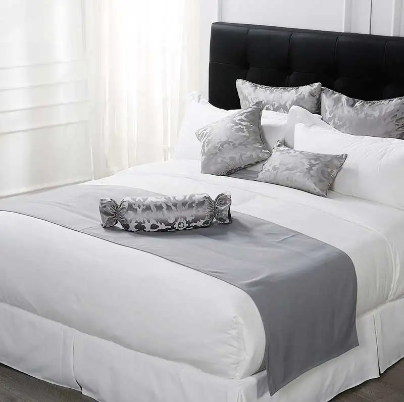 

Eliya Luxury 200TC-1000TC Bed Linen 100% Cotton White hotel Bedding Sheets Set