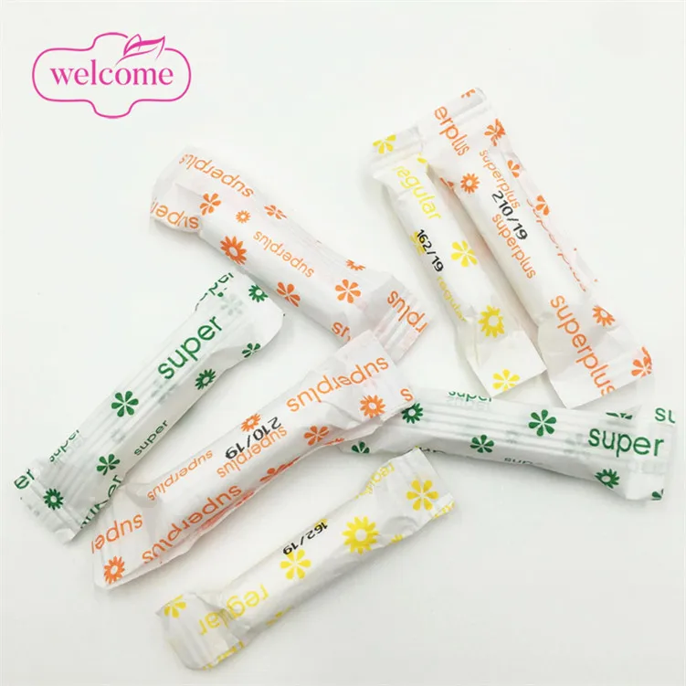 

Compact applicator tampons paper box or cylinder packed packages