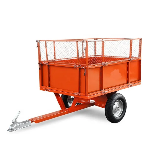 
Utility Lawn tractor attachments ATV/UTV trailer tow behind garden trailer dump cart 