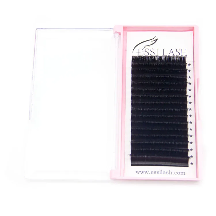 

world No.1 easyfan Eyelash Extension super dark Matte cashmere silk mink private label ESSILASH C/CC/D/DD/L/M/U Curl