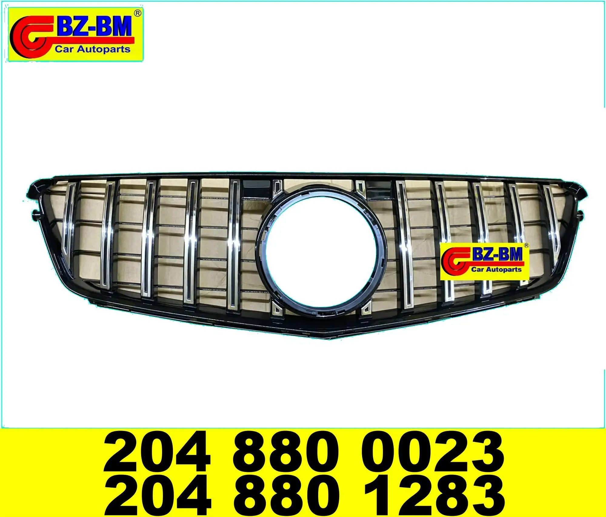 For Grilles Amg Gt Front Bumper Grille Diamond Style C180 C200 C260